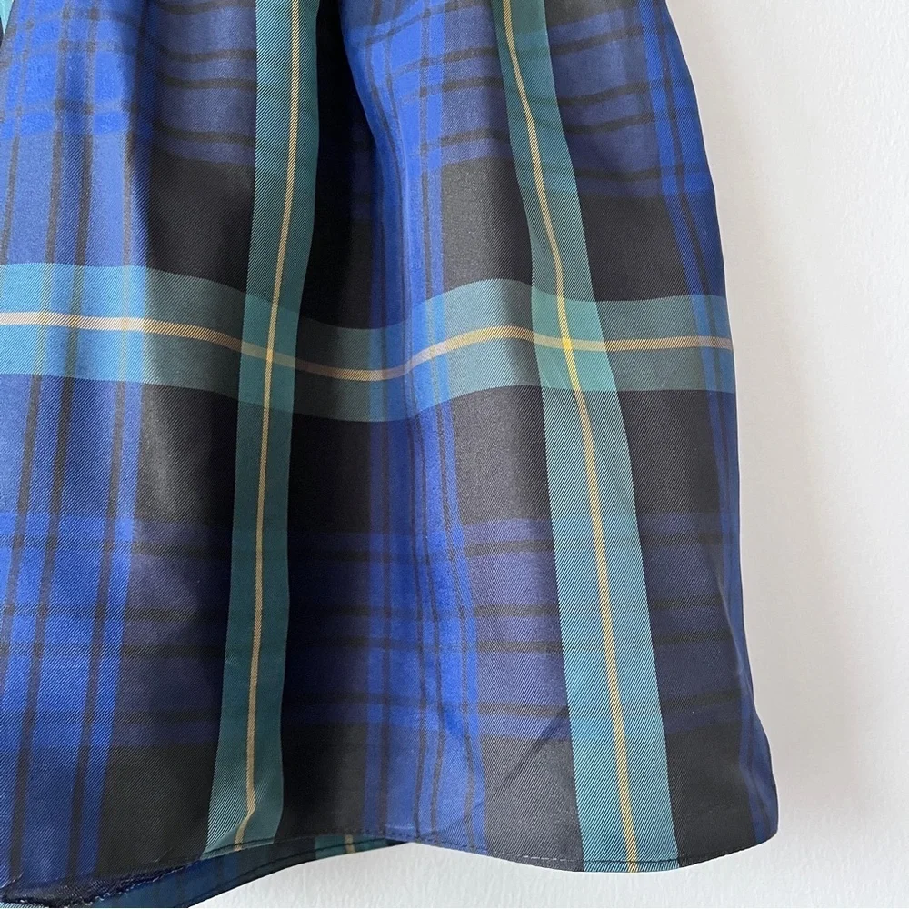 Polo by Ralph Lauren Girls Plaid Taffeta Mini Skirt Size 6